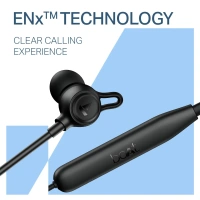 BOAT boAt Rockerz 200 Wireless Earphone with 60H Playback, ASAP™ Charge, BEAST™ Mode, ENx™ Technology (BLACK))