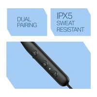 BOAT boAt Rockerz 200 Wireless Earphone with 60H Playback, ASAP™ Charge, BEAST™ Mode, ENx™ Technology (BLACK))