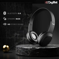 Digitek DBH 006 Wireless Bluetooth Over The Ear Headphone with Mic (Black)