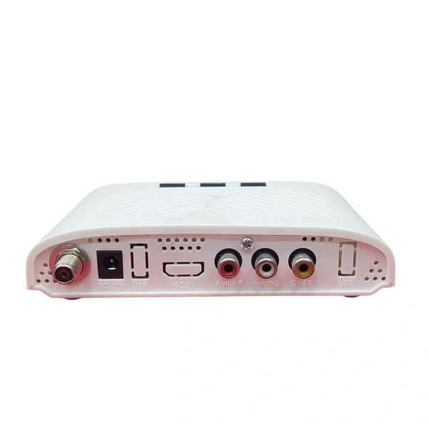 DILOS HR-6SE Digital Set-Top Box SD-1818 ECO | Free-to-Air MPEG-2 | Get Lifetime Free TV / FM Channels from DD Free Dish (No Monthly Charges) (White)