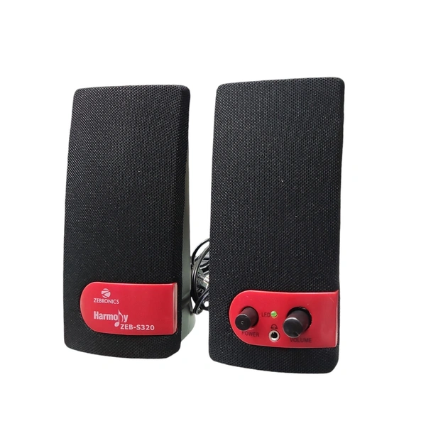 Zebronics ZEB-S320 HARMONY 2.0 Multimedia Speaker (Black)