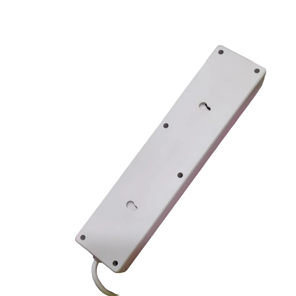 Krishna Power Strip 4+4 Power Socket | Premium Portable Power Strip | 1.5 Length (White)