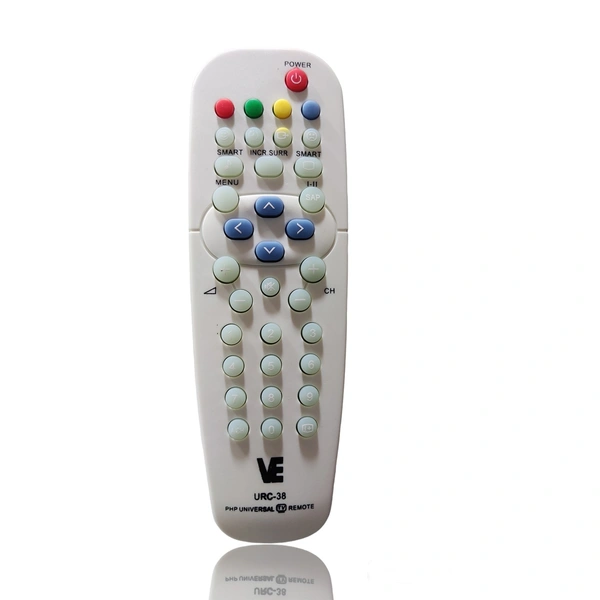 VEV Philips URC-38 PHP Universal Remote | Compatible for TV Philips Remote (Black)