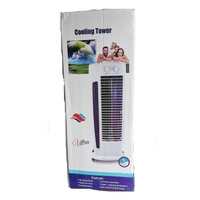 Royal Premier Gold Tower Fan (White & Orange)