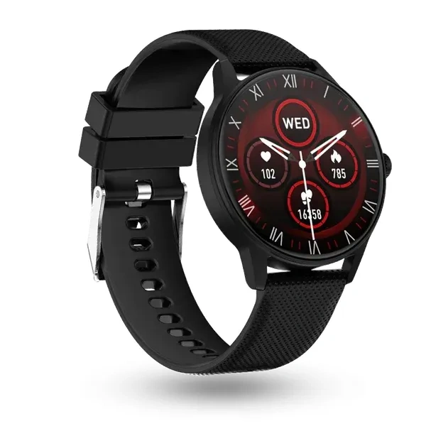 Urban Revolt | 1.4" HD IPS Display | 550 Nits | 122+ Sports Mode Smartwatch (Black) - Black