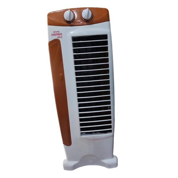 Royal Premier Gold Tower Fan (White & Orange)