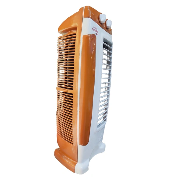 Royal Premier Gold Tower Fan (White & Orange)