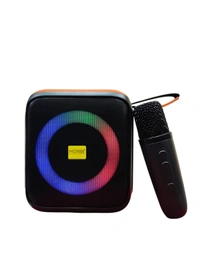 MORBI Morbi Wireless Bluetooth Speaker Deep Bass With Wireless Mic Compact  S1 (10W) (Black) - Black