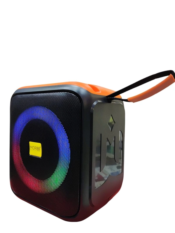 MORBI Morbi Wireless Bluetooth Speaker Deep Bass With Wireless Mic Compact  S1 (10W) (Black) - Black