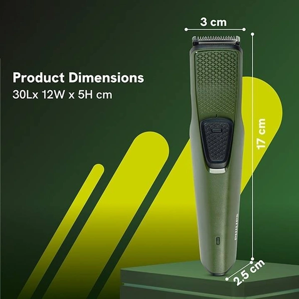 PHILIPS Philips BT1230/15 Beard Trimmer (Green, 45W, BT1230/18) - Green