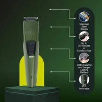 PHILIPS Philips BT1230/15 Beard Trimmer (Green, 45W, BT1230/18) - Green