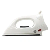 Bajaj Majesty DX-4 (440214) 1000W Dry Iron With Advance Soleplate And Anti-Bacterial German Coating Technology, (White)  - White