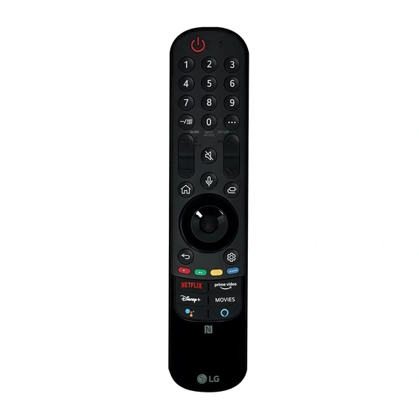 LG Compatible Voice Magic Remote AKB76045009 For MR24GA Smart TV Magic Remote With Voice, Pointer & Scroll All 6 Function (BLACK)