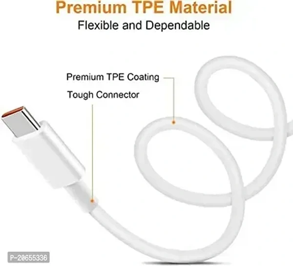 VEV Vivo Data Cable Fast Charging | Type-C | 90W Output | Super Charger (White)