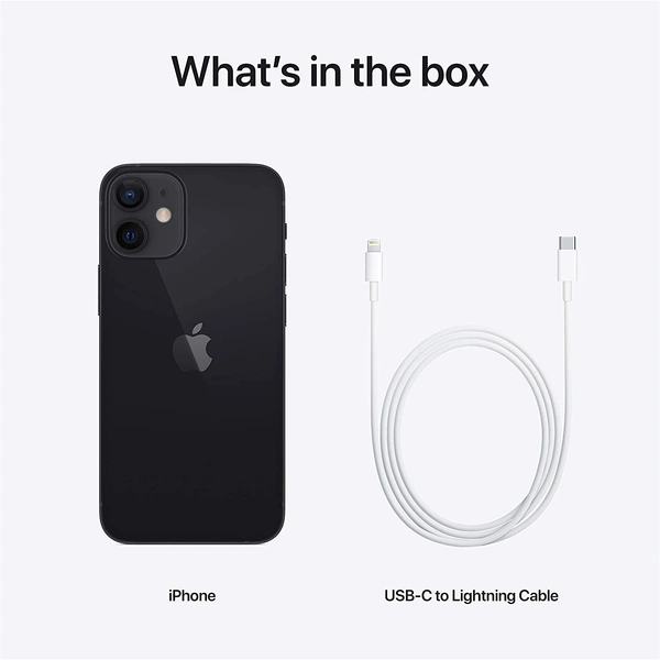 APPLE iPhone 12 Mini (Black, 128 GB)