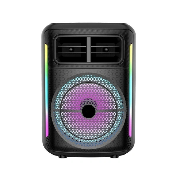 TARGET Target SB-225 SPEAKER Wireless Portable Speaker 12 Hours Play Time Dual Equalizer Modes For Normal & Deep Bass Output Wired Mic With Remote (BLACK) - Black