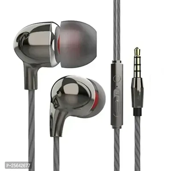 Realme Narzo Wired in-Ear Headphones Stereo Deep Bass Head Hands-Free Headset Earbud with Built in-line Mic (Black)