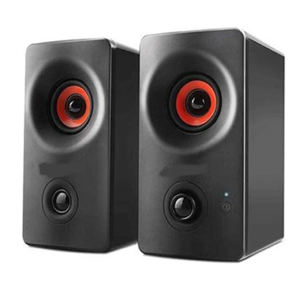 Blue Square BS-222 AC Power Multimedia Speaker Laptop/Desktop Speaker (Black)