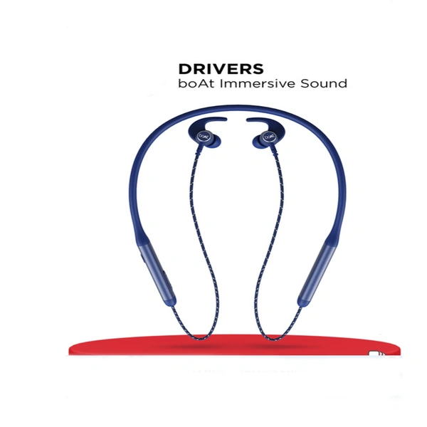 BoAt boAt Rockerz 333 Upto 30 Hours Battery Bluetooth Headset (Navy Blue)