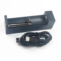 DEVAJI Devaji 1.5V Li-ion Battery Charger Rechargeable Battery Charging Adapter for Home Travel Camera flashlights Toys for AA-AAA Rechargeable Cells 1 Slot Universal Charger (BLACK)