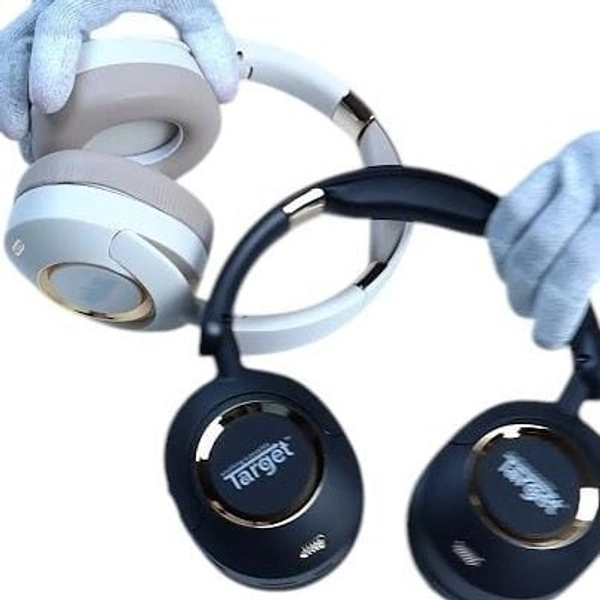 Target HB-T9 Wireless Headphone 17H Playtime, Type-C Charging, Built-In Mic, Universal Bluetooth Compatibility (BLACK)