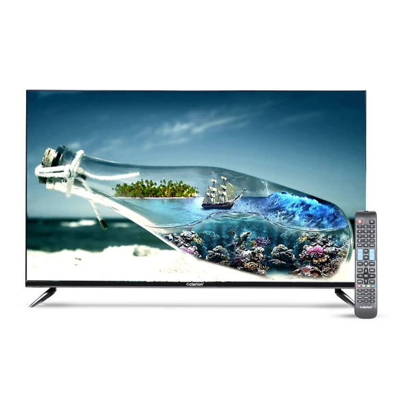 Clarion 32 inch JM-32-ECO-SMART-FRAMELESS TV | 1080P HD Display (Black)