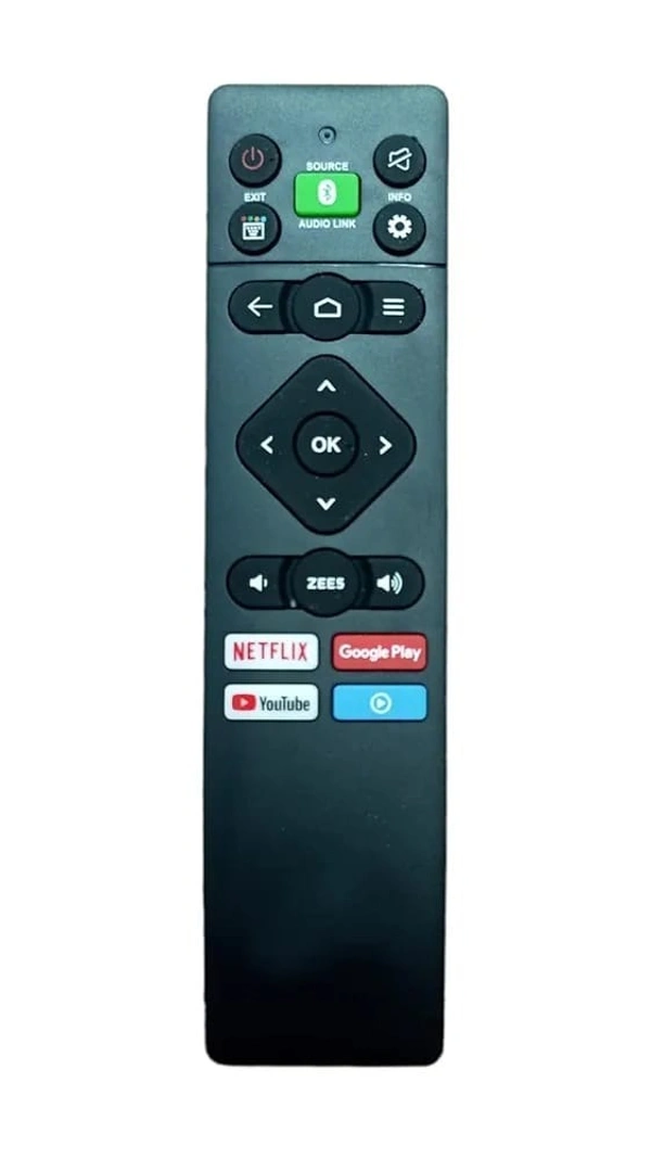 VEV Panasonic Remote Control Compatible With Panasonic Smart TV Remote With Hot Keys Netflix, Google Play, YouTube, Prime video Function (BLACK)