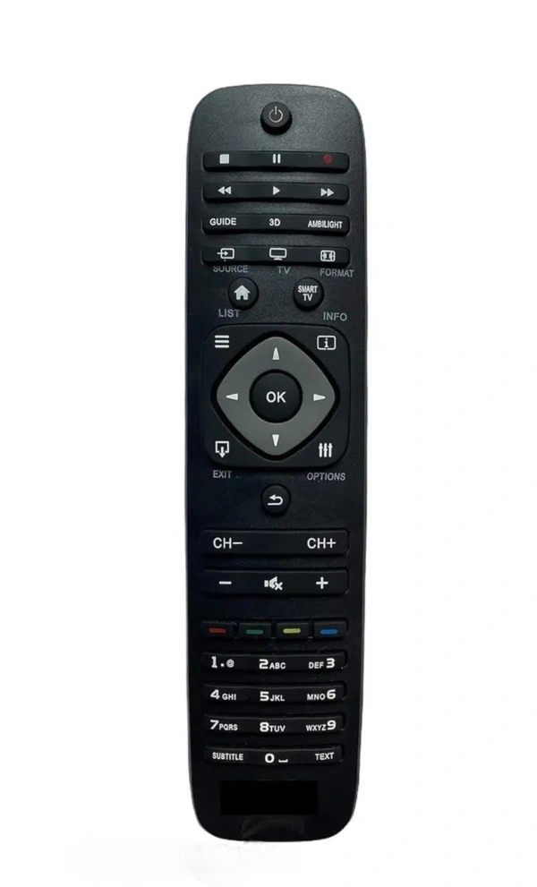 VEV Philips LED Smart TV Remote Compatible With Philips TV (BLACK)