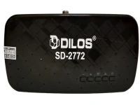 DILOS HR-6SE Digital Set-Top Box SD-2772 | Free-to-Air MPEG-2 | Get Lifetime Free TV / FM 999 Channels From DD Free Dish (No Monthly Charges) (Black)