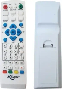 VEV  Duetek A6 Free to Air Set Top Box Remote Compatible Duetek A6 Digital Free to Air Set Top Box Setup Box (White)