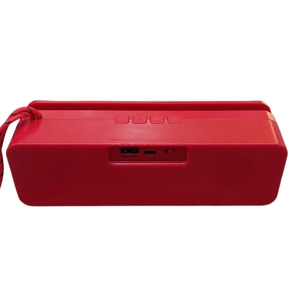 MZ M204 (Portable Bluetooth Speaker) Dynamic Thunder Sound with High Bass 10 W Bluetooth Speaker (Red) - Red