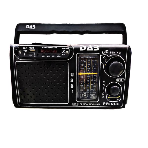 Empire Portable Radio | Bluetooth Device Connectivity | Audio Sets The Mood (Black)