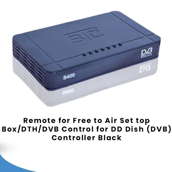 LRIPL Remote for Free to Air Set top Box/DTH/DVB Control for DD Dish (DVB) Controller Black - Black