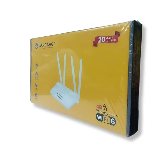 LAPCARE Lapcare 4G SIM 4 Antena Wi-fi 6 Router (W666)