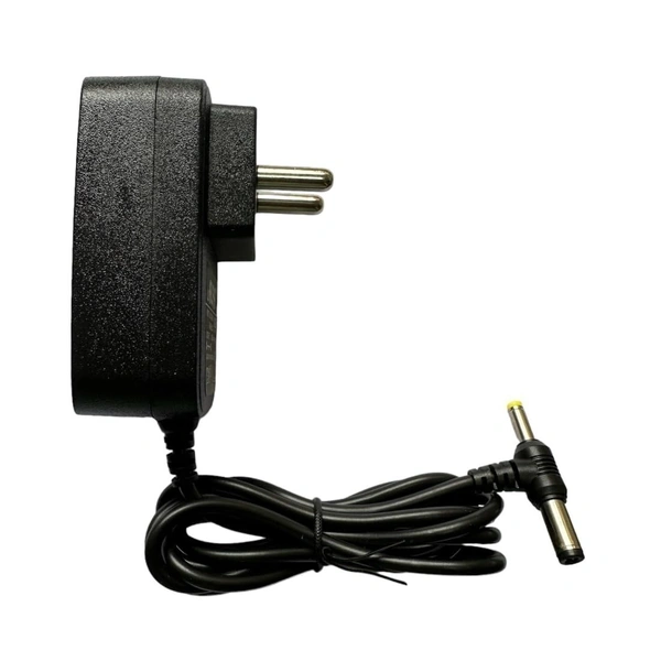 KK VEV K.K Power High-Quality 12V-1Amp DC Adapter Power Adapter Power Supply For Wi-Fi router, Set Up Box Tablet, Cctv Camera (BLACK) - 12V-1Amp