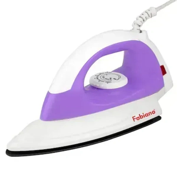Fabiano Oasis Dry Iron 1100 Watt Light Weight Dry Iron (Purple)