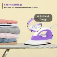 Fabiano Oasis Dry Iron 1100 Watt Light Weight Dry Iron (Purple)