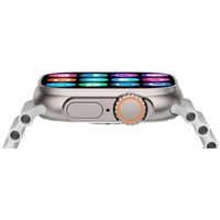 ULTRA T10 Ultra Smartwatch 2.09" inch Big Infinite Display Sleek Design Metal Body with 53mm Real Screws Calling Wireless Charging with Activity Tracker Compatible with All 3G/4G/5G Android (White) - White
