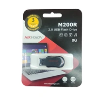 Hikvision M200R 2.0 USB Flash Drive 8GB (Black) - 8GB