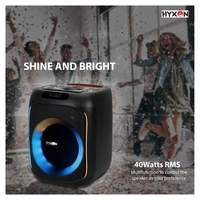 HYXON HK3 Party Speaker Bluetooth, USB, FM Radio, TF Card, Aux in, Microphone (Black)