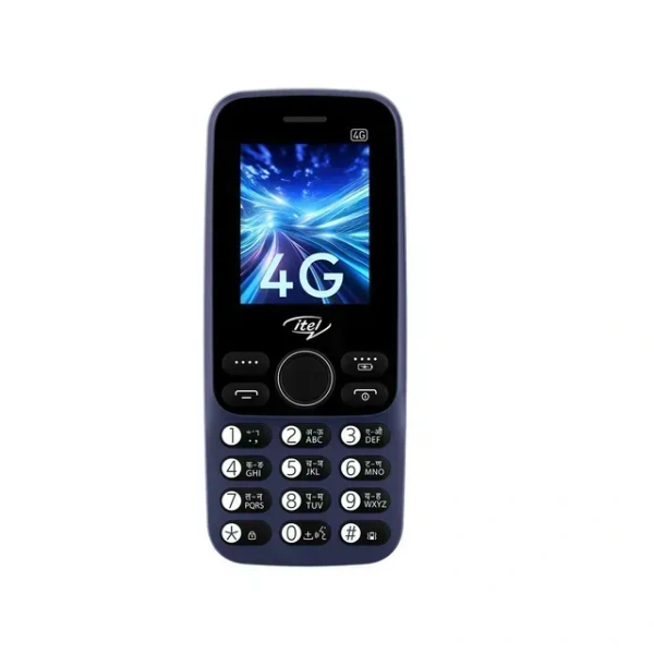 Itel itel Super Guru 4G - With King Media Support as YouTube, YouTube Shorts and UPI Payment Support (BLUE) - Blue