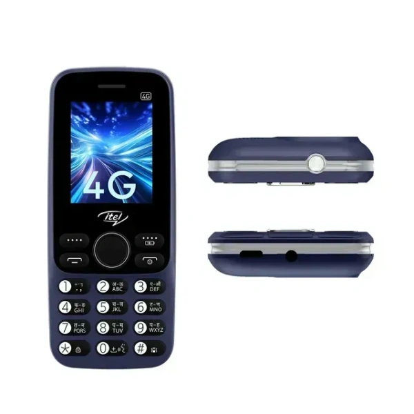 Itel itel Super Guru 4G - With King Media Support as YouTube, YouTube Shorts and UPI Payment Support (BLUE) - Blue