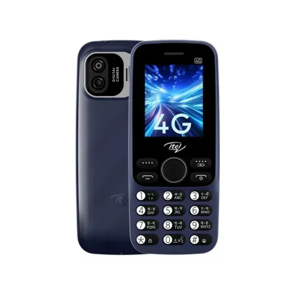 Itel itel Super Guru 4G - With King Media Support as YouTube, YouTube Shorts and UPI Payment Support (BLUE) - Blue