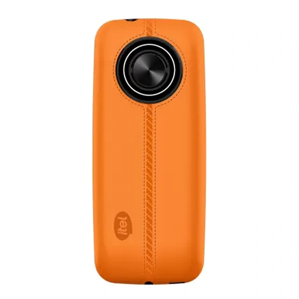 Itel itel it2165S Comes with 2" Big Display, King Voice, Bluetooth Support and 1200 mAh Battery with 8 Days Battery Backup (Orange) - Flush Orange