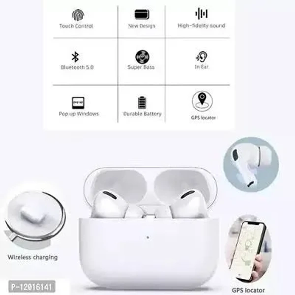 ANC  ANC Edge White AirPods Pro ANC,Lightweight, 30-Hour Playback, Anc-22 - White