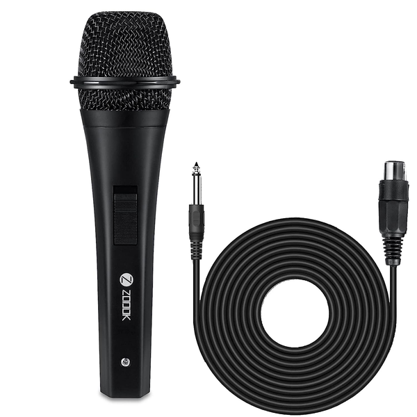 Karaoke Zoook Karaoke01 Professional Dynamic Cardioid Vocal Wired Microphone (Black)