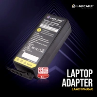 Lapcare Laptop Adapter 65W Type-C Type (Black)