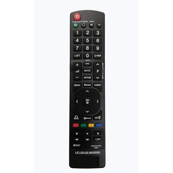 Lripl LCD LED TV Universal Remote Control Compatible for LG LED LCD (Black)