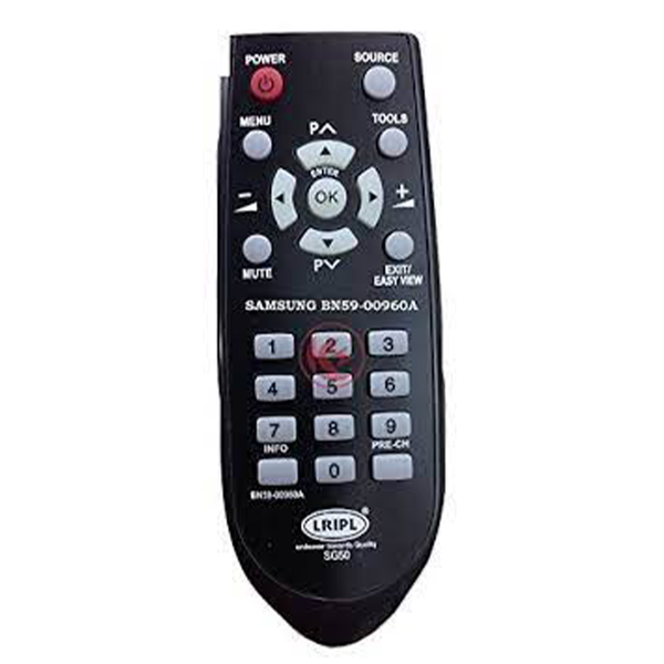 Lripl Samsung Remote Compatible for BN59-00960A Samsung Remote (Black)