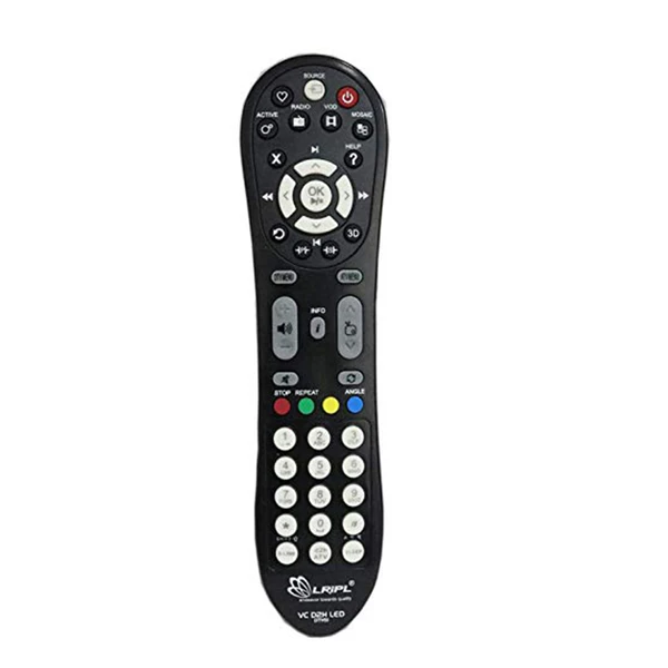 Lripl LRIPL Videocon D2H Remote Control for Inbuilt Set-Top Box LED/LCD TV 3D Supported (Black)